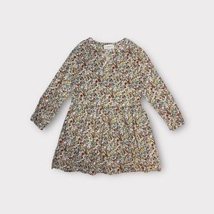 I Love J Floral Long Sleeve Short Dress